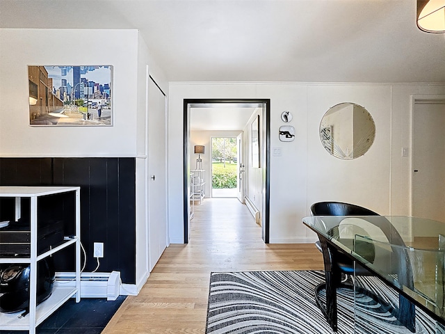 96 Grove St, Beacon, NY 12508 - entrance foyer with wood finished floors