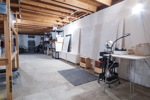96 Grove St, Beacon, NY 12508 - view of unfinished basement