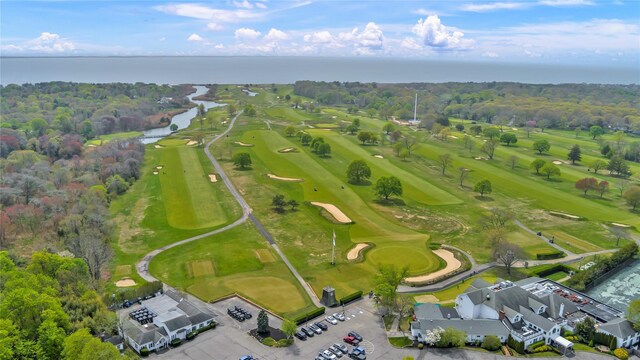 7 N Howells Point Rd, Bellport Village, NY 11713 - aerial view of a nearby body of water and a golf club
