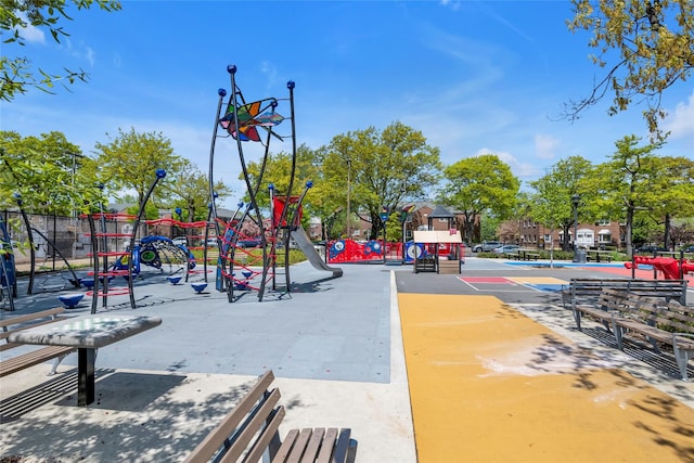 view of community with playground community
