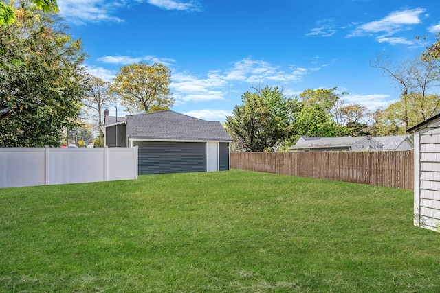 73 S Evergreen Dr, Selden, NY 11784 - view of yard featuring a fenced backyard