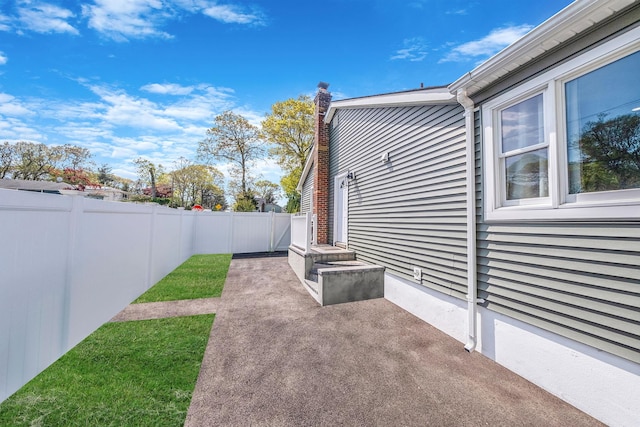 73 S Evergreen Dr, Selden, NY 11784 - view of yard with a patio area and a fenced backyard