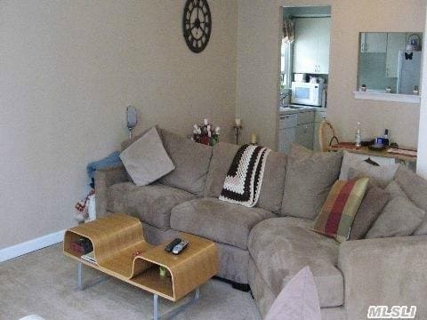 living room with baseboards