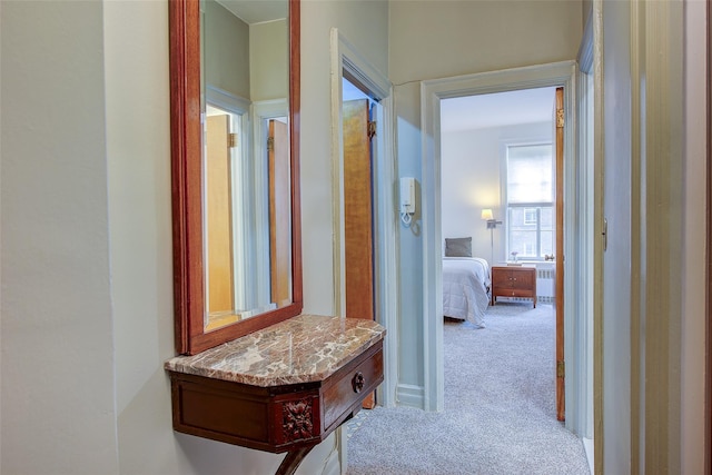 34-06 81st St Unit 22, Jackson Heights, NY 11372 - corridor with carpet