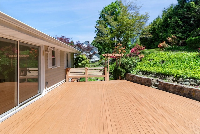 202 W Main St, Mount Kisco, NY 10549 - view of wooden terrace