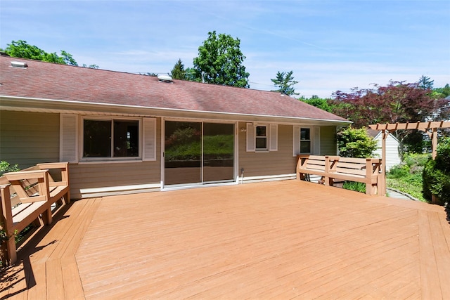 202 W Main St, Mount Kisco, NY 10549 - wooden terrace with a pergola