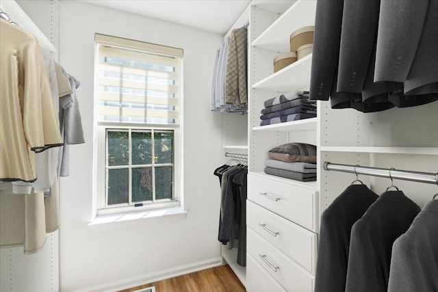 1601 Pondcrest Ln, White Plains, NY 10607 - walk in closet with wood finished floors