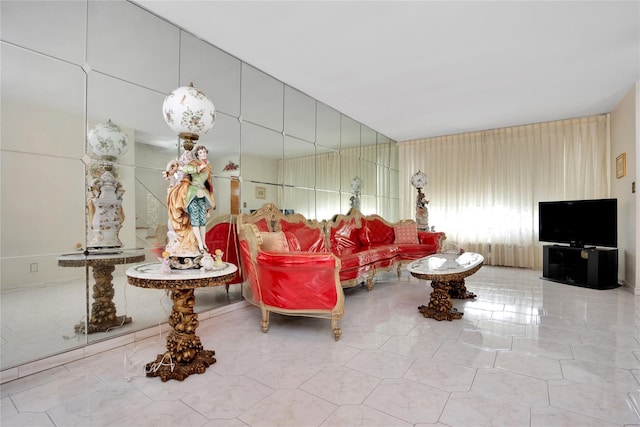 view of living area