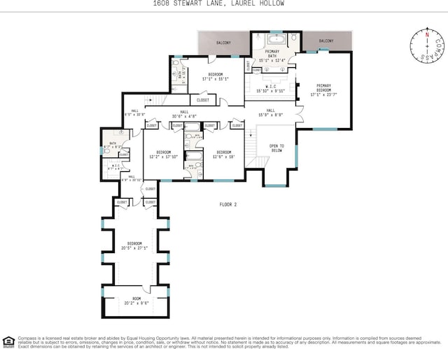 1608 Stewart Ln, Laurel Hollow, NY 11791 - view of home floor plan