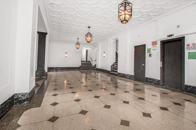 2199 Holland Ave Unit 4D, Bronx, NY 10462 - community lobby featuring stairway