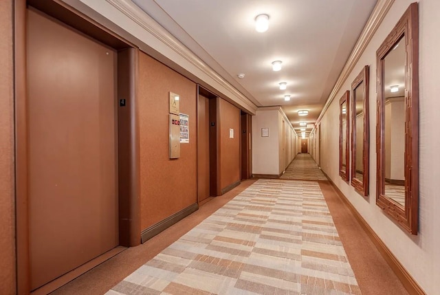 70-20 108th St Unit 15A, Forest Hills, NY 11375 - corridor with light colored carpet and elevator