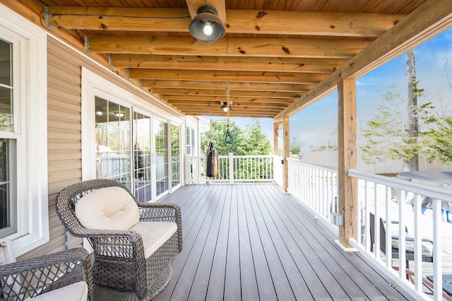 view of deck