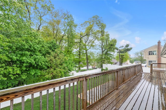 view of deck