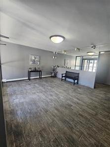 interior space featuring wood finished floors