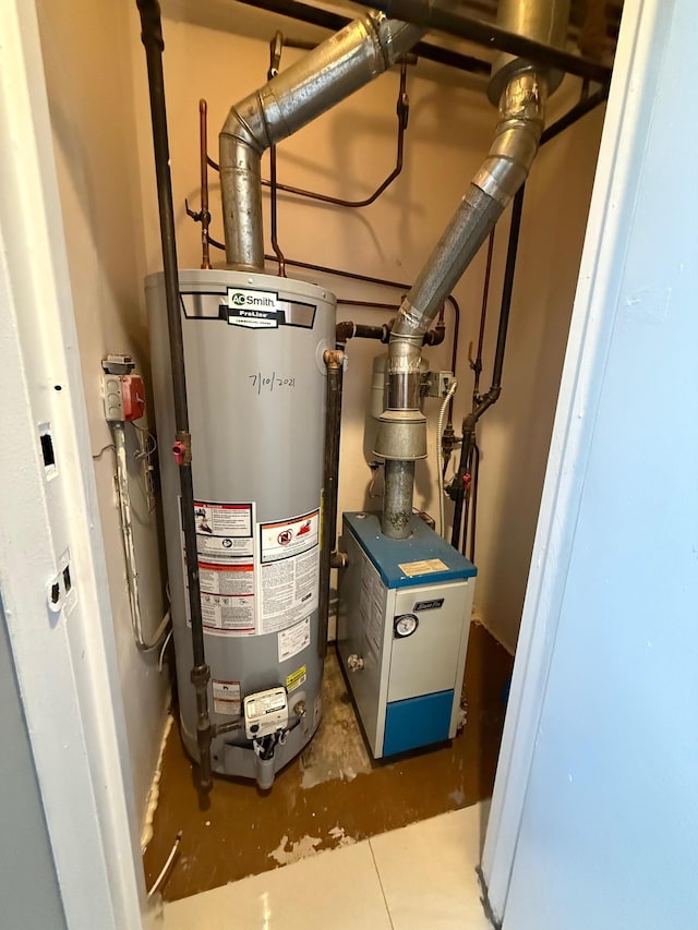 utilities with gas water heater