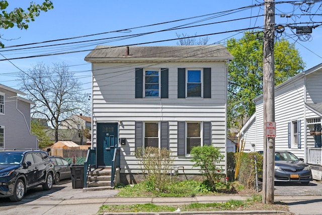 view of front of home featuring entry steps