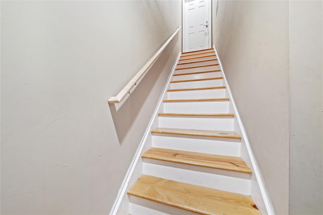 view of stairs