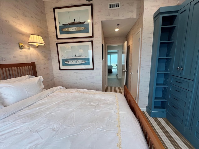 575 Dune Rd Unit 36And 37, Westhampton Beach, NY 11978 - bedroom featuring wallpapered walls