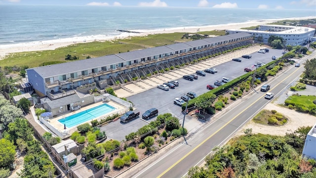 575 Dune Rd Unit 36And 37, Westhampton Beach, NY 11978 - drone / aerial view of a pool and expansive coastline