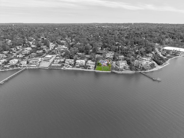 22 Shorecliff Pl, Great Neck, NY 11023 - aerial view featuring a water view