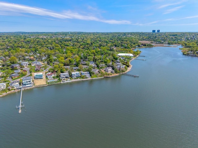 22 Shorecliff Pl, Great Neck, NY 11023 - birds eye view of property with a water view