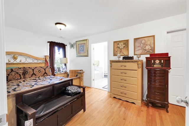 14 Clarks Ln, Milton, NY 12547 - bedroom featuring light wood-style floors and ensuite bath