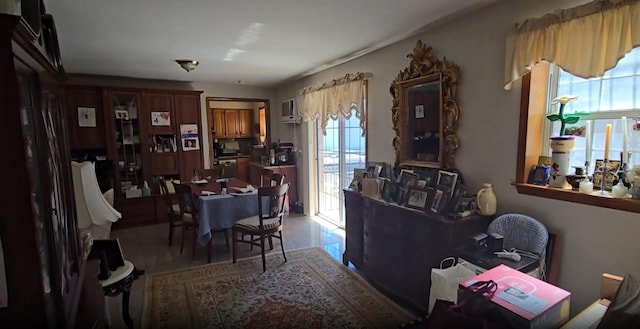view of dining area