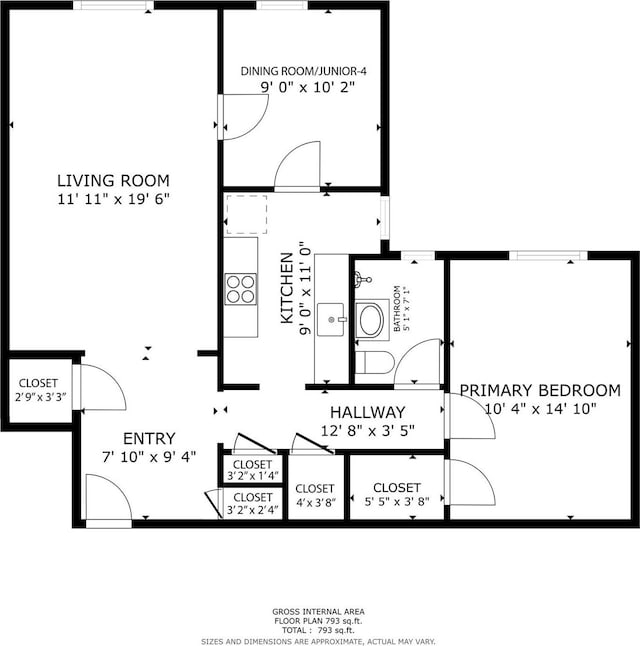 90 Union St Unit 1A, New Rochelle, NY 10801 - floor plan / room layout