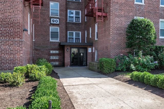 90 Union St Unit 1A, New Rochelle, NY 10801 - view of exterior entry featuring brick siding