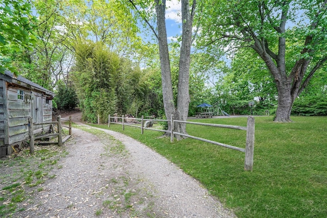 1564 Illinois Ave, Bay Shore, NY 11706 - view of yard with a playground