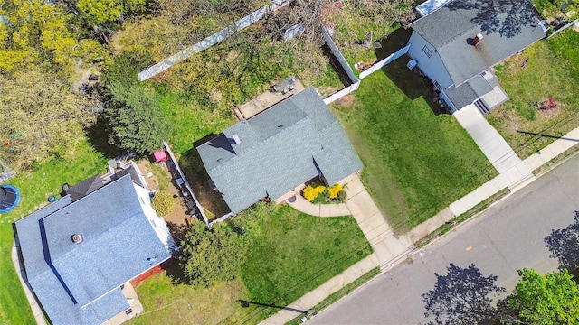 view from above of property