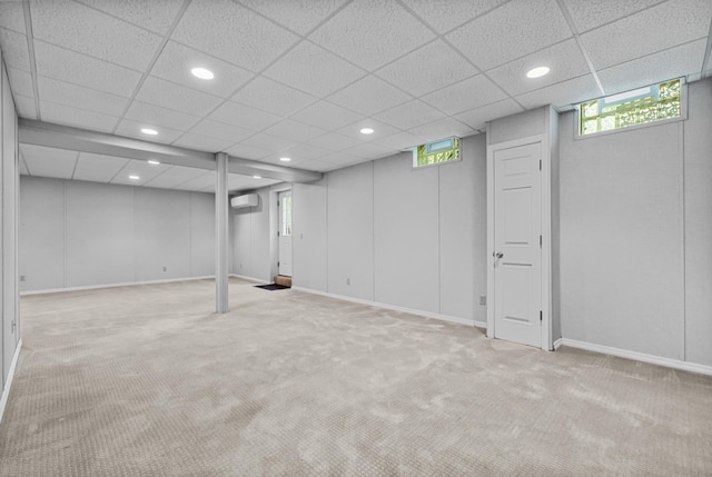 37 Shallow Stream Rd, Carmel, NY 10512 - basement with carpet flooring, recessed lighting, and baseboards