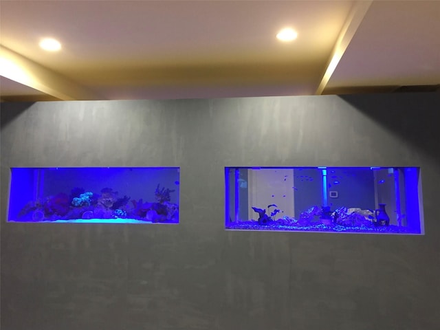 detailed view of recessed lighting