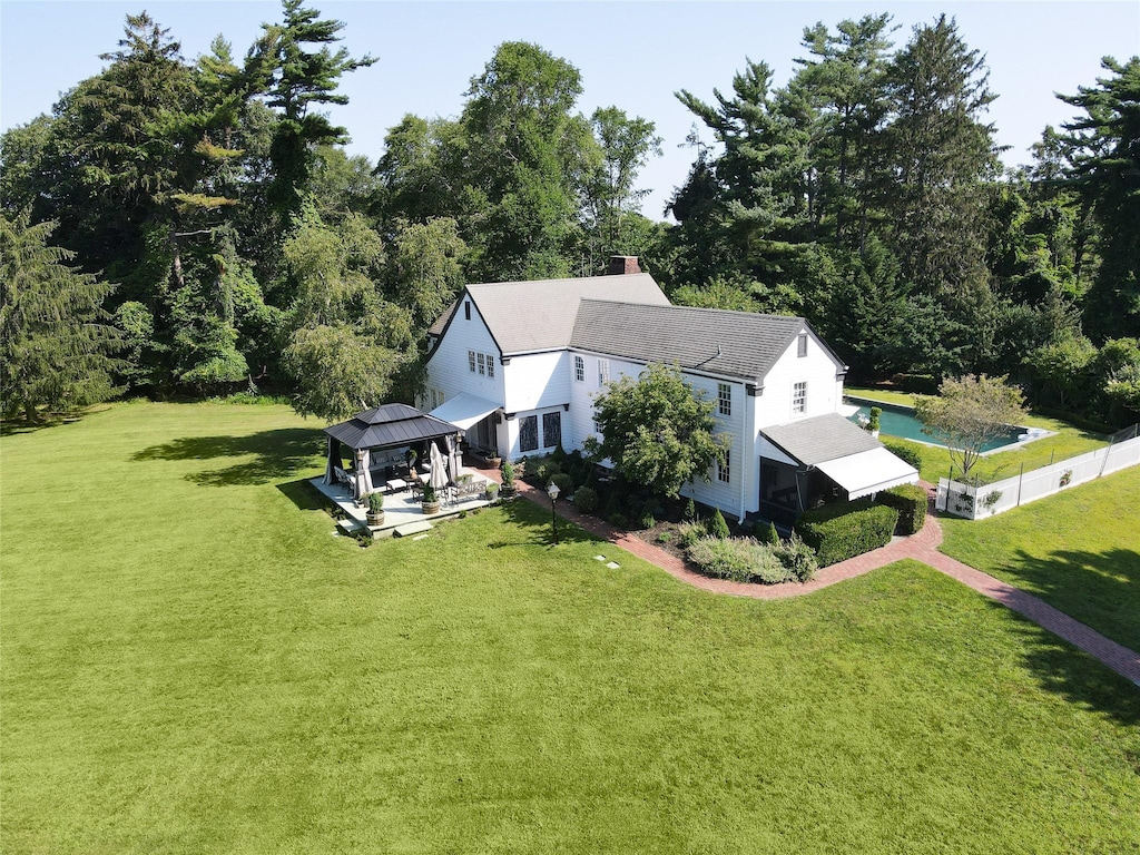 117 Sound Rd, Wading River, NY 11792 - aerial view of property and surrounding area