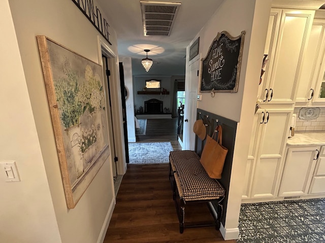 23 Candlestick Ct, Warwick, NY 10990 - hallway with dark wood finished floors