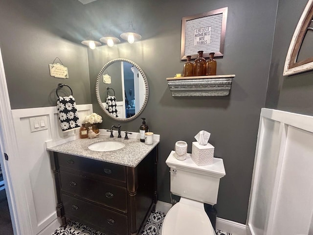 23 Candlestick Ct, Warwick, NY 10990 - bathroom with vanity, baseboards, and toilet
