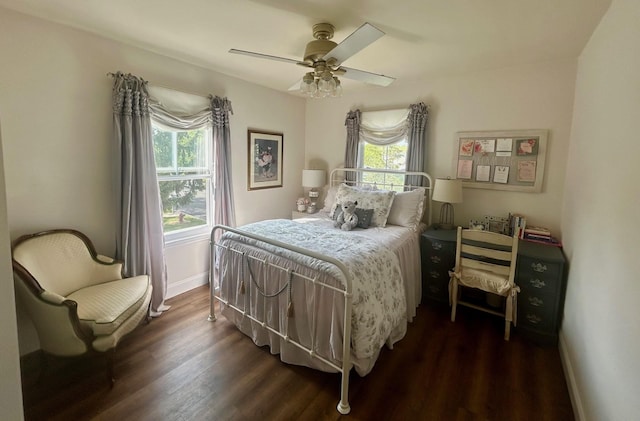 23 Candlestick Ct, Warwick, NY 10990 - bedroom with multiple windows, baseboards, and dark wood-style floors
