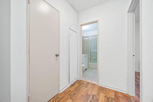 70-07 E Park Dr Unit A, Kew Garden Hills, NY 11367 - corridor with light wood-type flooring