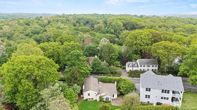 287 Old Army Rd, Scarsdale, NY 10583 - view from above of property with a forest