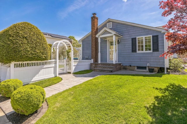26 Forte Ave, Old Bethpage, NY 11804 - bungalow featuring a chimney