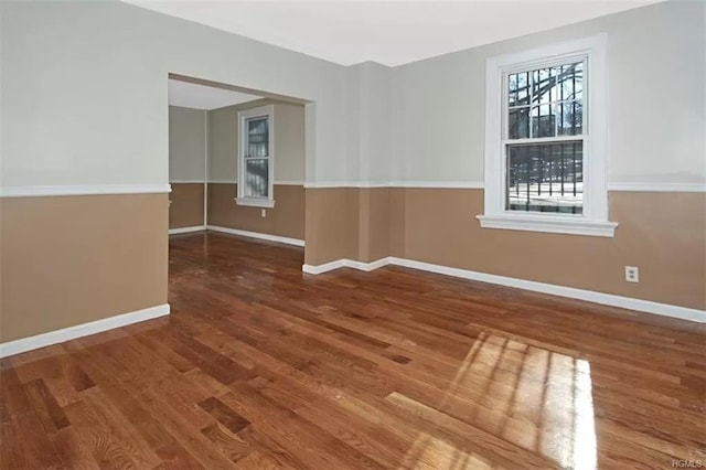 4565 Matilda Ave, Bronx, NY 10470 - unfurnished room with baseboards and wood finished floors