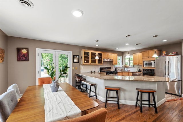 10 Spectrum Dr, Chester, NY 10918 - dining room featuring light wood-type flooring and recessed lighting