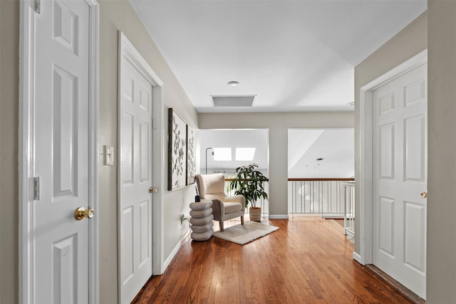 10 Spectrum Dr, Chester, NY 10918 - hall with wood finished floors and baseboards