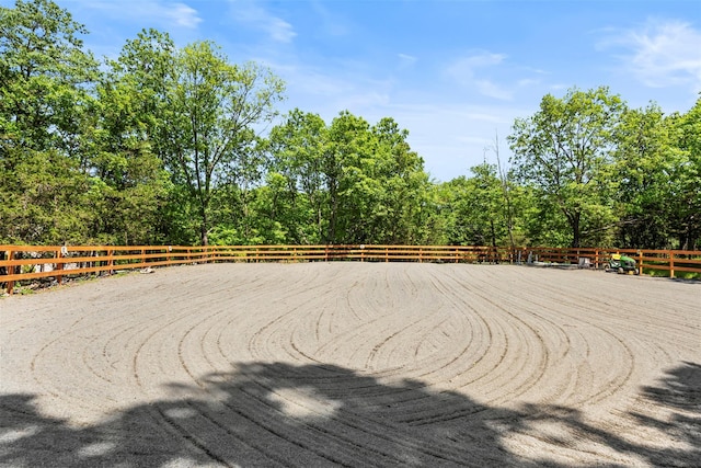 10 Spectrum Dr, Chester, NY 10918 - wooden deck featuring an enclosed horse arena