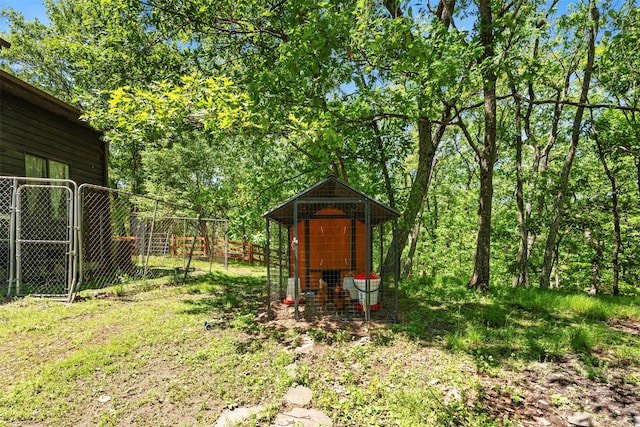 10 Spectrum Dr, Chester, NY 10918 - view of yard featuring exterior structure and an outdoor structure