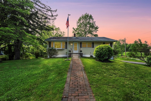 315 Scotchtown Rd, Goshen, NY 10924 - ranch-style house featuring a front lawn