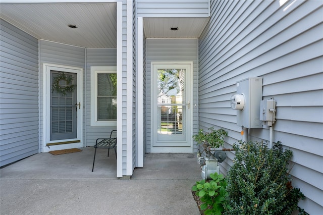 view of entrance to property