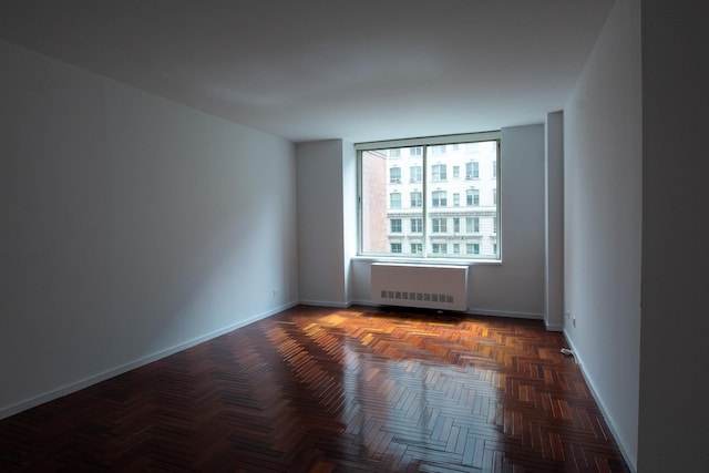 2373 Broadway Unit 602, New York Manhattan, NY 10024 - empty room with radiator heating unit and baseboards