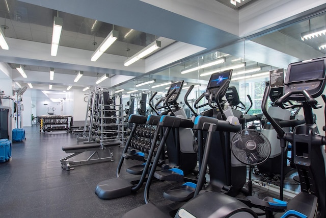 2373 Broadway Unit 602, New York Manhattan, NY 10024 - view of exercise room