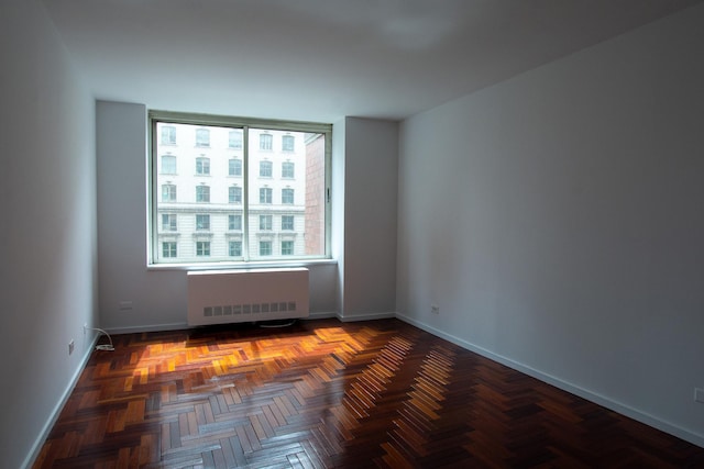 2373 Broadway Unit 602, New York Manhattan, NY 10024 - spare room with radiator heating unit and baseboards